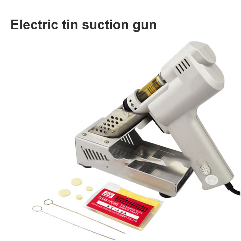 Desoldering Gun Vacuum Electric - ハンディ型電動真空吸着式はんだ吸い取り器、分解・溶接修理用ツール、110V/220V対応